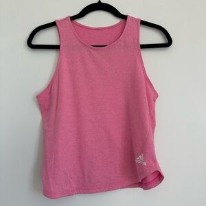 Adidas Pink Athletic Tank Top Sleeveless Workout Top Size S
